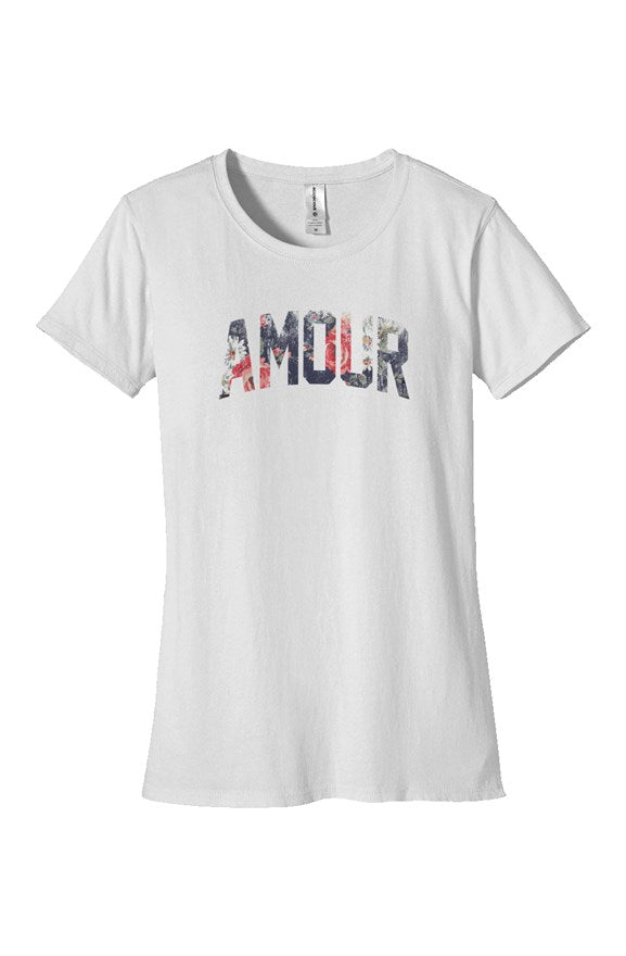 AMOUR FLORAL TEE - WHITE